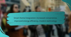 Smart Home Integration: increased convenience, improved energy efficiency, modern technology